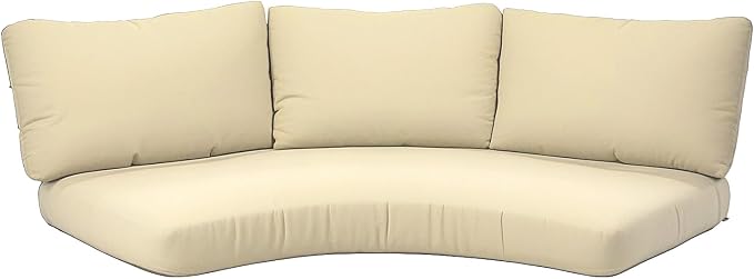 Outdoor Curved Sofa Cushion Cover by Unknown