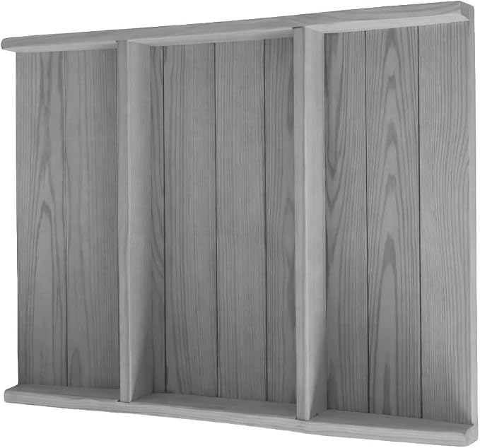 4 FT Grey Amish Made Pinewood Heavy Duty Garden Bridge - Image 5