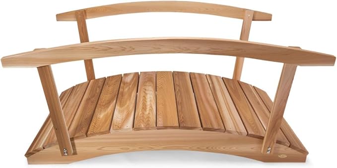 All Things Cedar FB72-R Garden Bridge - Image 2