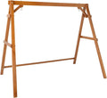 VINGLI Heavy Duty 660 LBS Wooden Swing Frame by VINGLI
