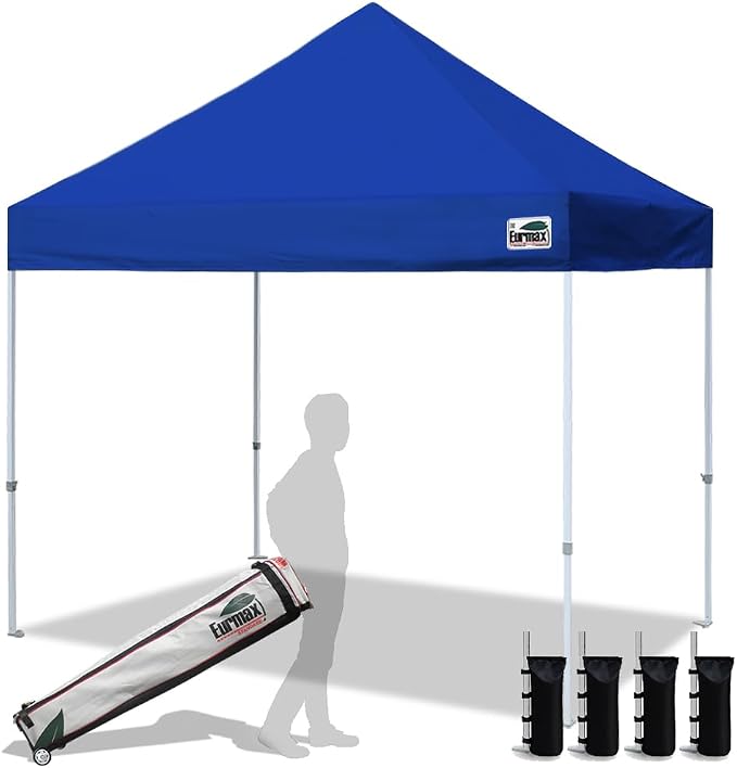 Eurmax USA 8'x8' Pop Up Canopy Tent Commercial Instant Canopies by Eurmax