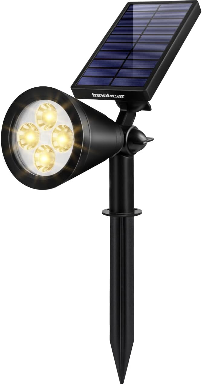 InnoGear Solar Spot Lights, Outdoor Solar Lights Solar Spotlights Flag Pole by InnoGear