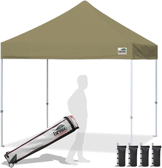 Eurmax USA Standard 10x10ft Patio Pop Up Canopy Tent by Eurmax