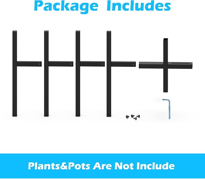 Plant Stand for 10"-16" Plant Pot Indoor Outdoor Corner, Adjustable Metal Heavy - Image 3
