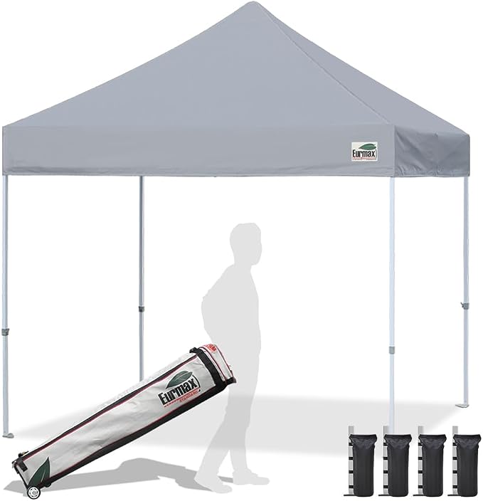 Eurmax USA Standard 10x10ft Patio Pop Up Canopy Tent by Eurmax