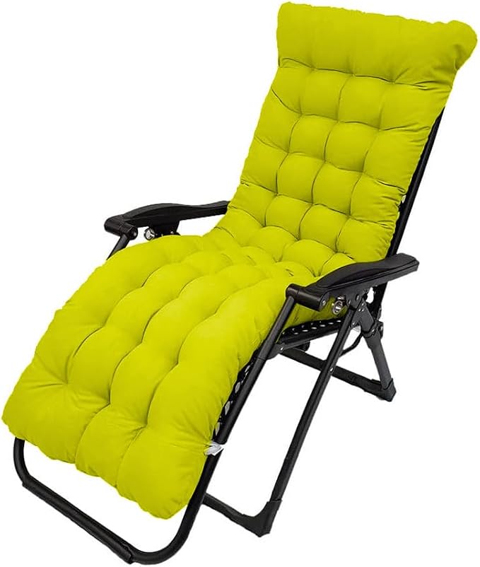 Patio Chaise Lounger Cushion, 61in Lounge Chair Recliners Chair Cushions by Pasrdqoyp