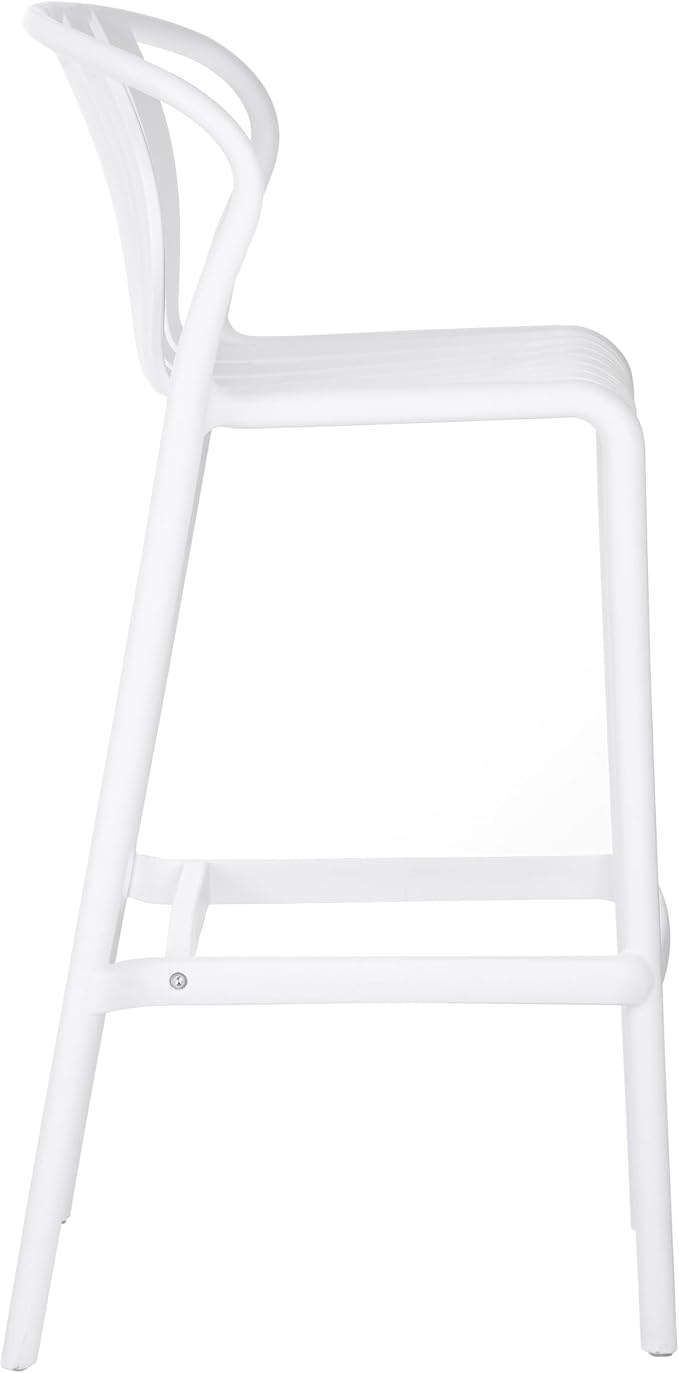 Christopher Knight Home Lenno Outdoor Plastic Bar Stools Set of 2, Patio Bar - Image 8