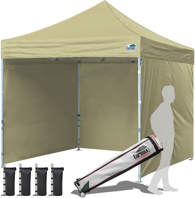 Eurmax USA 10'x10' Pop-up Canopy Tent Commercial Instant Canopies by Eurmax
