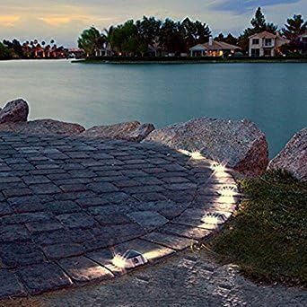 Solar Deck Lights 4 Pack LED Dock Lights - Image 7