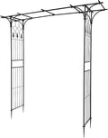 Outvita 7Ft Garden Arch Arbor, Steel Frame Stand Trellis, Arbour Archway by Outvita