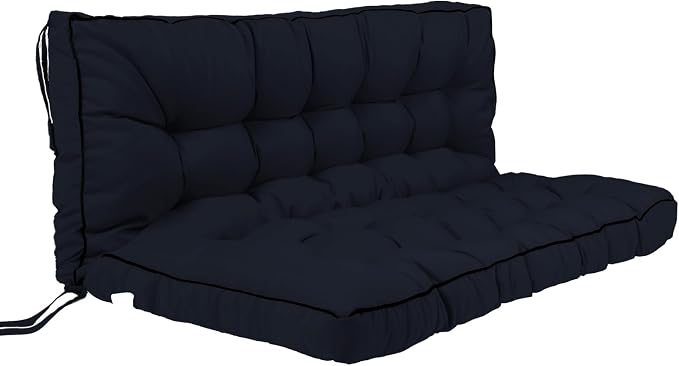 Outside Benches Cushion with Backrest, Thicken Waterproof Swing Cushions 2/3 by Unknown