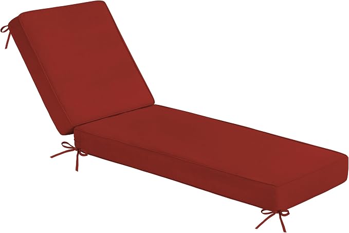Sundale Outdoor Olefin Chaise Lounge Cushion, Water-Resistant Patio Lounge by SundaleOutdoor