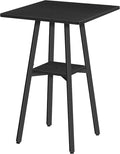 HOOBRO Bar Table, 2-Tier High Top Pub Table, Counter Height Table by HOOBRO