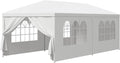 Smartxchoices 10' x 20' Outdoor White Waterproof Gazebo Canopy Tent by Smartxchoices