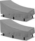 PureFit Outdoor Chaise Lounge Cover, Lounge Chair Covers Waterproof Patio by PureFit