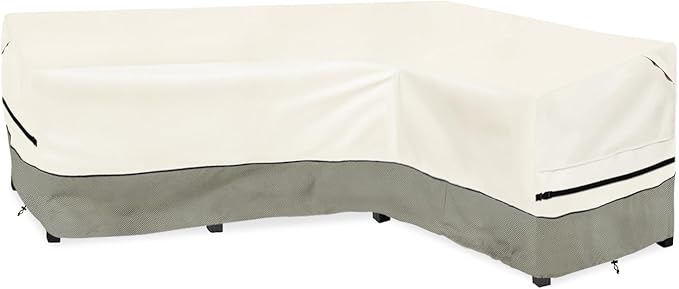 okcool Outdoor Sectional Sofa Cover Waterproof-L-Shaped Patio Furniture Covers by Okcool