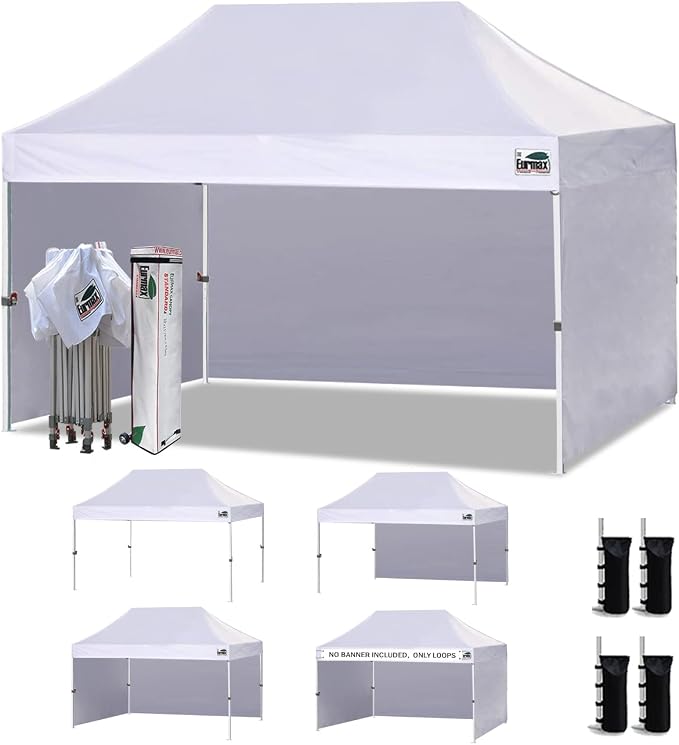 Eurmax USA 10'x15' Pop-up Canopy Tent Commercial Instant Canopies by Eurmax