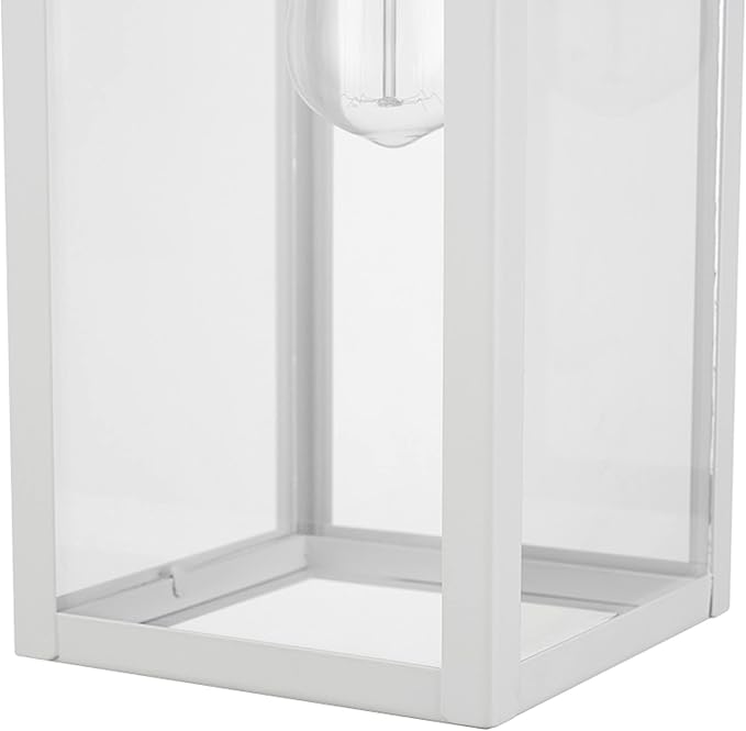 GLOBE Electric 44836 Bowery 1-Light Outdoor Indoor Wall Sconce, Matte White - Image 4
