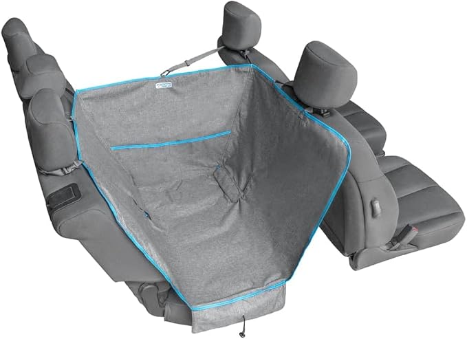 Kurgo Heather Half Hammock, Half Car Seat Cover by Kurgo