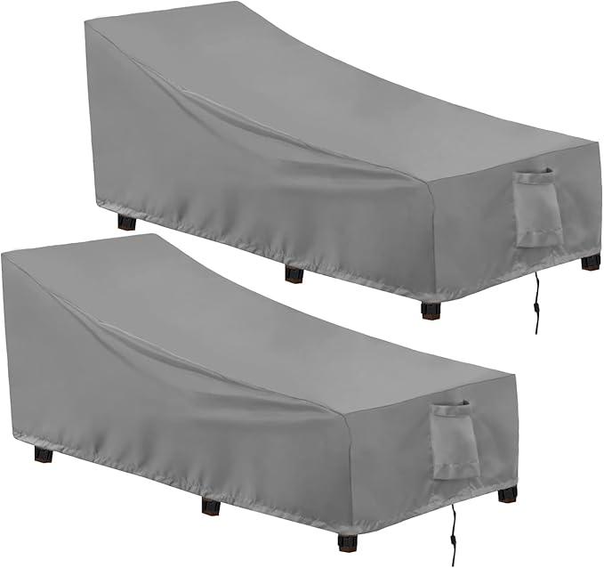 OutdoorLines Outdoor Waterproof Patio Chaise Lounge Chair Cover by OutdoorLines