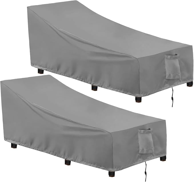 OutdoorLines Outdoor Waterproof Patio Chaise Lounge Chair Cover by OutdoorLines