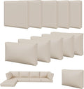 Aoxun 11pcs Patio Cushion Covers Replacement, Waterproof Outdoor Furniture by Aoxun