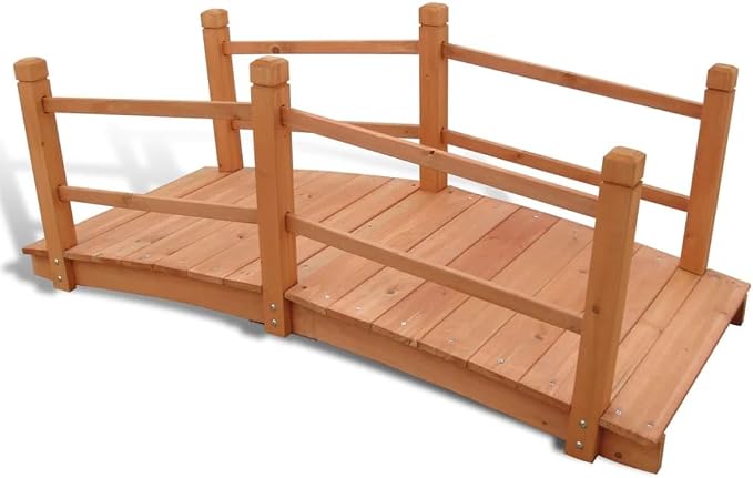 Wooden Garden Bridge, Garden Backyard Bridge Decoration, Wooden Bridge by FregrameiFurniture