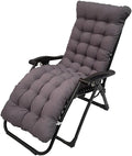 Patio Chaise Lounger Cushion, 61in Lounge Chair Recliners Chair Cushions by Pasrdqoyp
