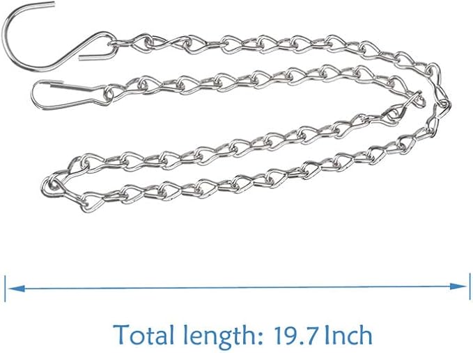 YINGFENG 6 Pack 19.7 Inch Silver Hanging Chain - Image 4