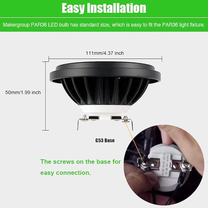 PAR36 Landscape LED Light Bulb 10W 12V Low Voltage Waterproof Spotlight - Image 4