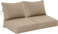 Sundale Outdoor Olefin Deep Seat Cushion Set of 2, Patio Chair Cushion and by SundaleOutdoor