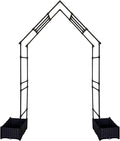 94" Tall Metal Garden Arbor by GAOMON