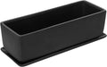 MyGift 14 Inch Ceramic Indoor Plant Pot, Rectangular Succulent Planter by MyGiftHome