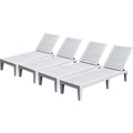 YITAHOME Patio Chaise Lounge Set of 4, Adjustable Outdoor Chaise Lounge by YITAHOME