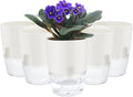 ShineMe Self Watering Pots, 5 Pack Self Watering Planters by ShineMe