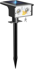 btfarm Solar Spot Lights Outdoor Waterproof, 3 Modes Motion Sensor Lights by btfarmdecorativelighting