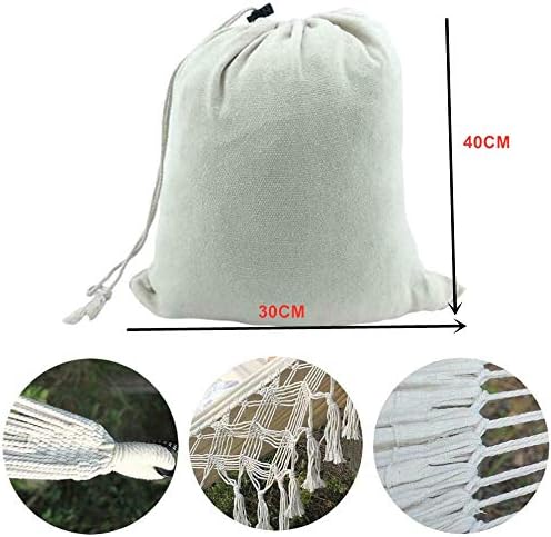 Hammock Brazilian Double Hammocks Soft Comfortable Fabric Cotton Canvas Hanging - Image 6