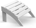 Briopaws Folding Adirondack Ottoman, HDPE Weather Resistant Adirondack Chair by BRIOPAWS