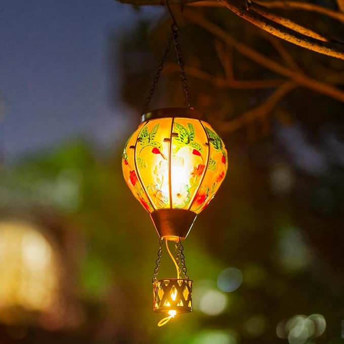 Starsoul Hummingbird Hot Air Balloon Solar Lantern - Image 2
