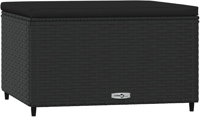 vidaXL Black Patio Footrests by vidaXL