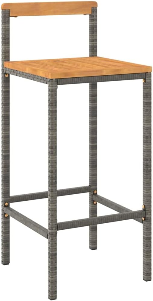 vidaXL 7 Piece Patio Bar Set - Image 6