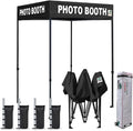 Eurmax USA Printed 5x5 Flat Top Pop Up Canopy Tent Commercial Instant Canopies by Eurmax