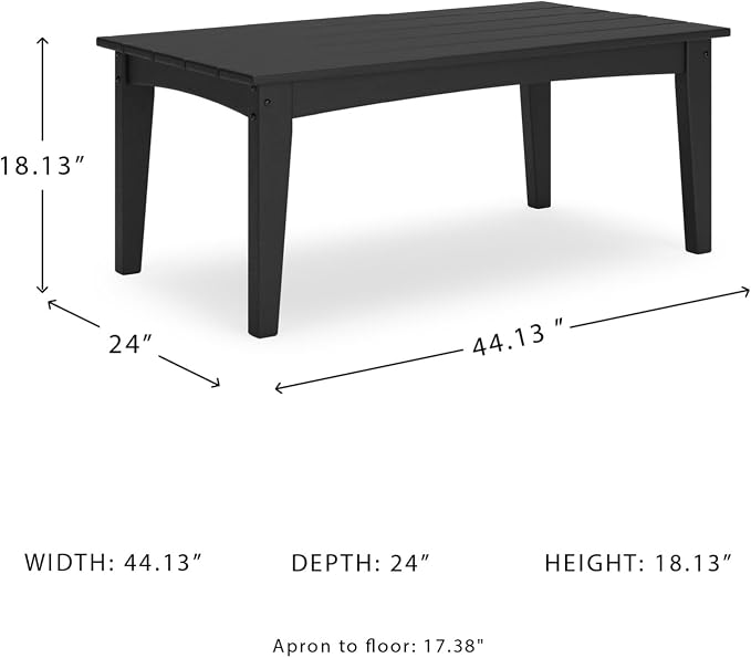 Signature Design by Ashley Hyland Wave Modern Weather Resistant HDPE Outdoor - Image 3