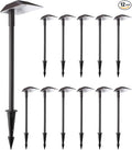 LEONLITE 12 Pack Low Voltage Landscape Lights, 5W Anti-Glare LED Pathway Lights by LEONLITE