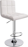 Leopard Bar Stools, Modern PU Leather Adjustable Swivel Bar Stool by LEOPARDPRODUCTS