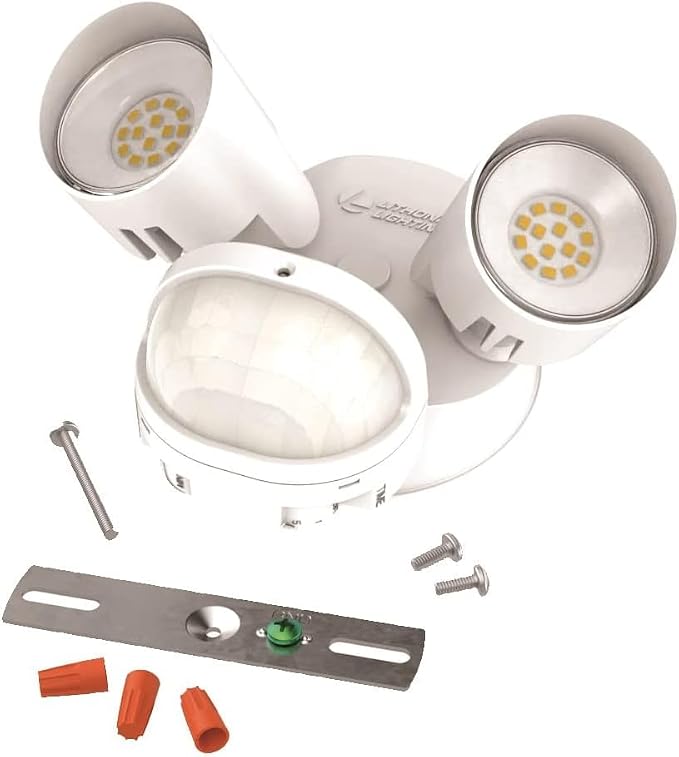 Lithonia Lighting HomeGuard 2-Light LED Outdoor Flood Lights, Motion Sensor - Image 7
