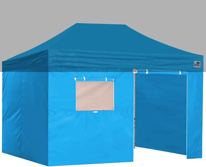 Eurmax USA Full Zippered Walls for 10 x 15 Easy Pop Up Canopy Tent, Enclosure by Eurmax