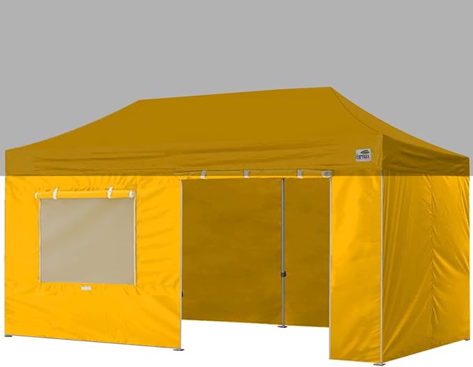 Eurmax USA Full Zippered Walls for 10 x 20 Easy Pop Up Canopy Tent, Enclosure by Eurmax
