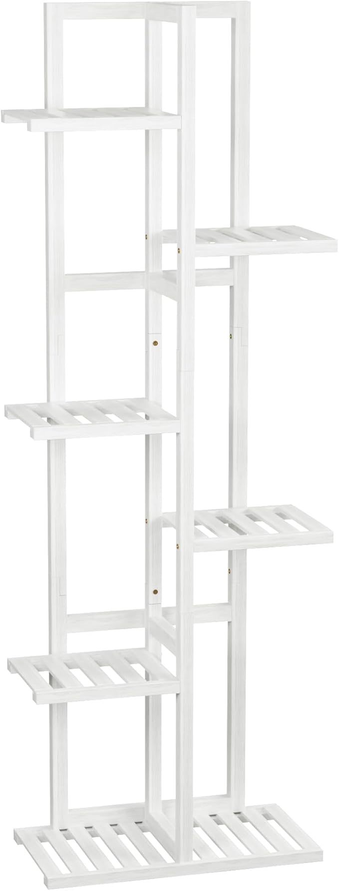 6 Tier Bamboo Plant Stand Indoor, Wood Tall Flower Holder Corner Tiered Plant - Image 7