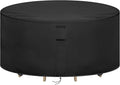 Round Patio Furniture Covers Waterproof, 84 Inch Outdoor High Round Table Cover by Hiticover